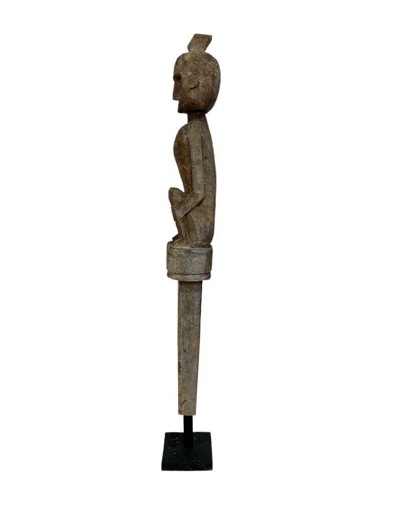 Statue Timor - Homme Assis (96)