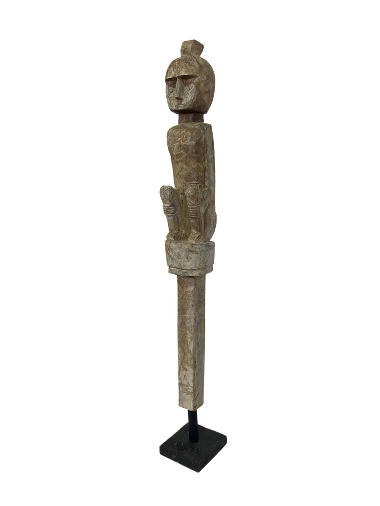 Statue Timor - Homme Assis (96)