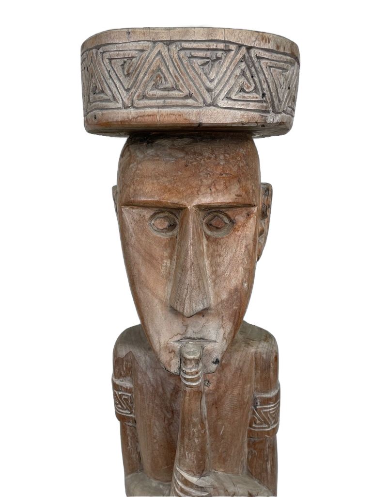 Statue Timor - Homme Assis (96)