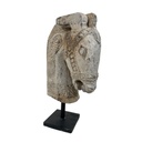 Tête de Cheval Sculptée sur Socle (43)