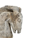 Tête de Cheval Sculptée sur Socle (43)
