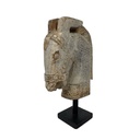 Tête de Cheval Sculptée sur Socle (45)
