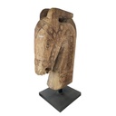 Tête de Cheval Sculptée sur Socle (74)