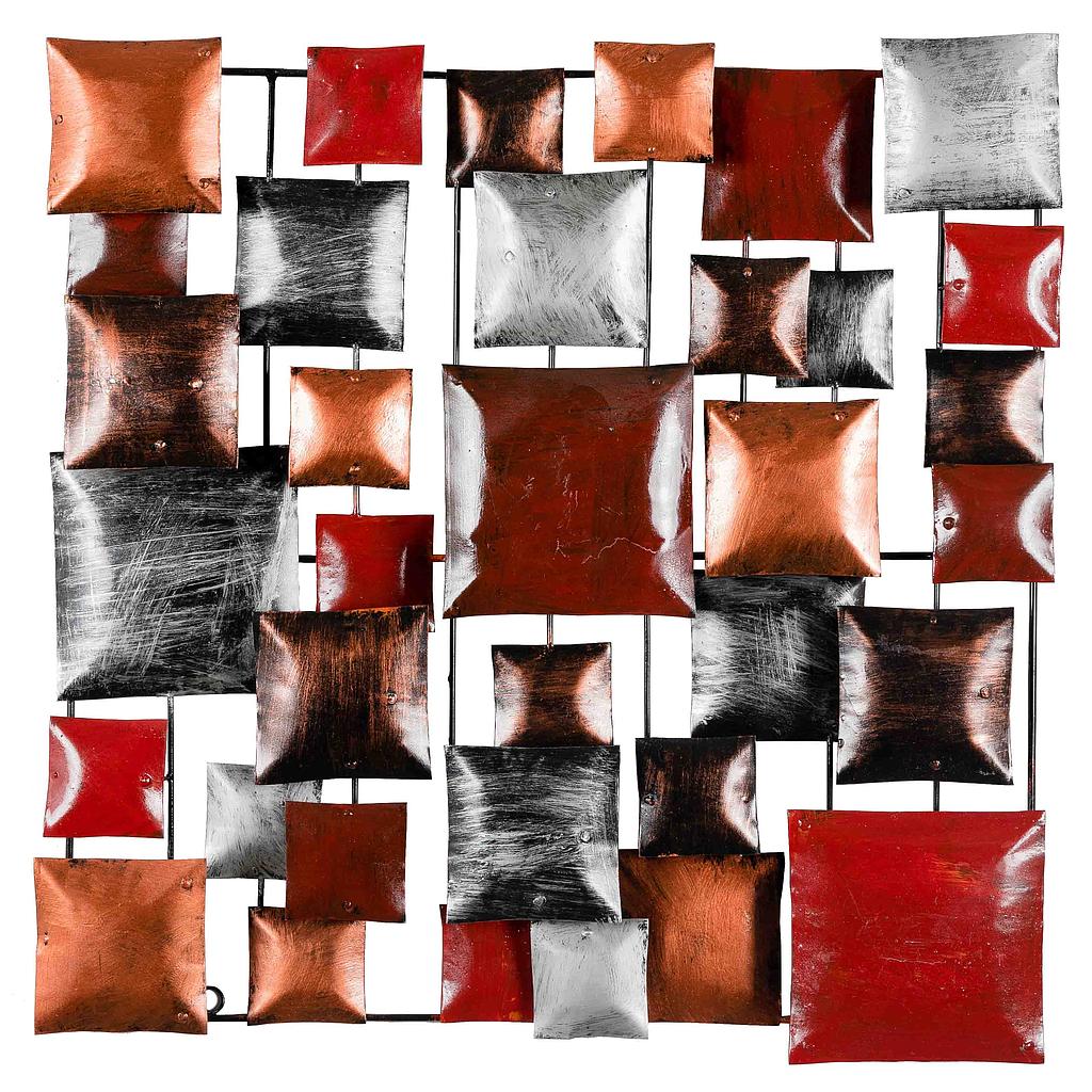 Pimp Square (50) - Light Red + Red + Red Foncé + Silver