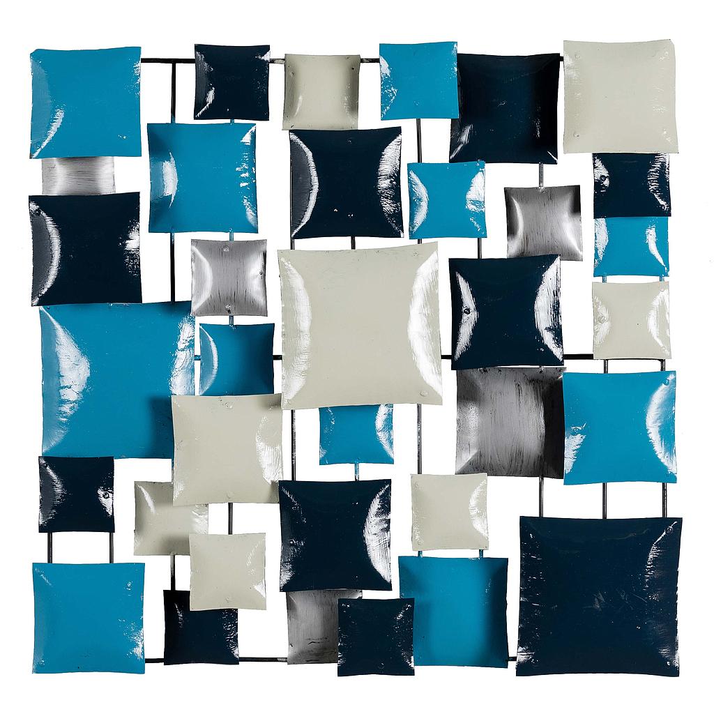 Pimp Square (50) - Light Blue + Dark Blue + Cream + Silver