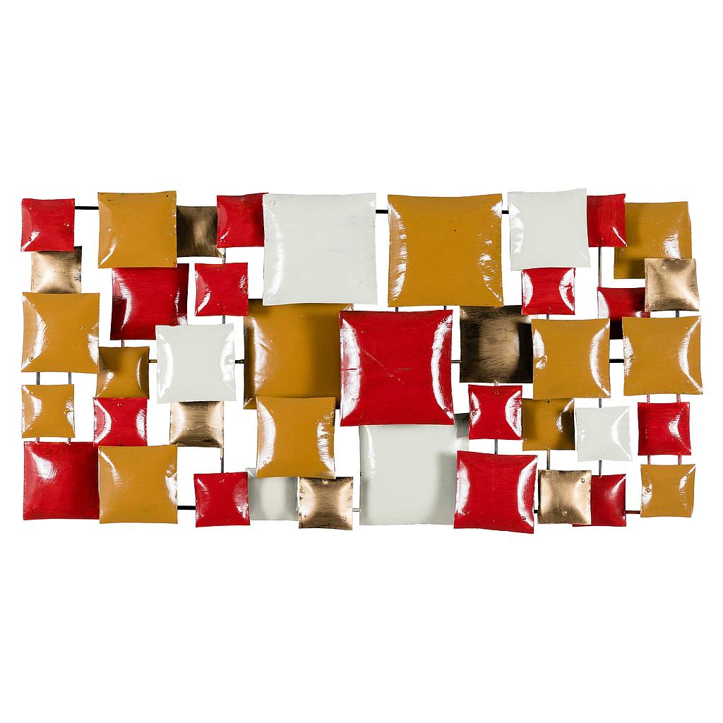 Pimp Rectangle (80) - Or + Rouge + Jaune Foncé + Crème