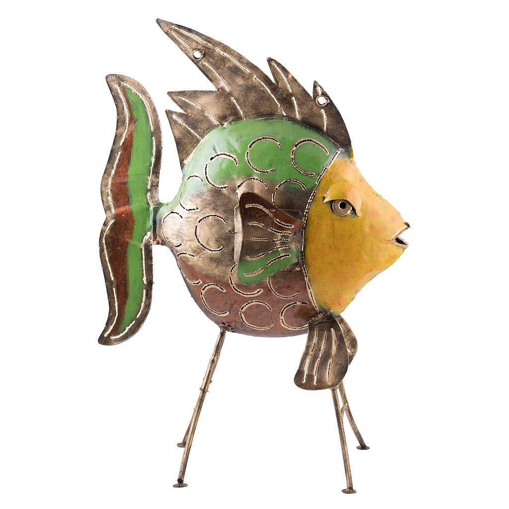 Poisson Daurade (85) - Jaune + Or + Cuivre + Vert