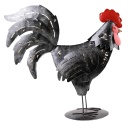 Coq (50) - Argent + Rouge (Minimum 3 pcs)