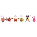 Mini Panda'nimals (4) - Mix Couleur & Modèle (Minimum 20 pcs)