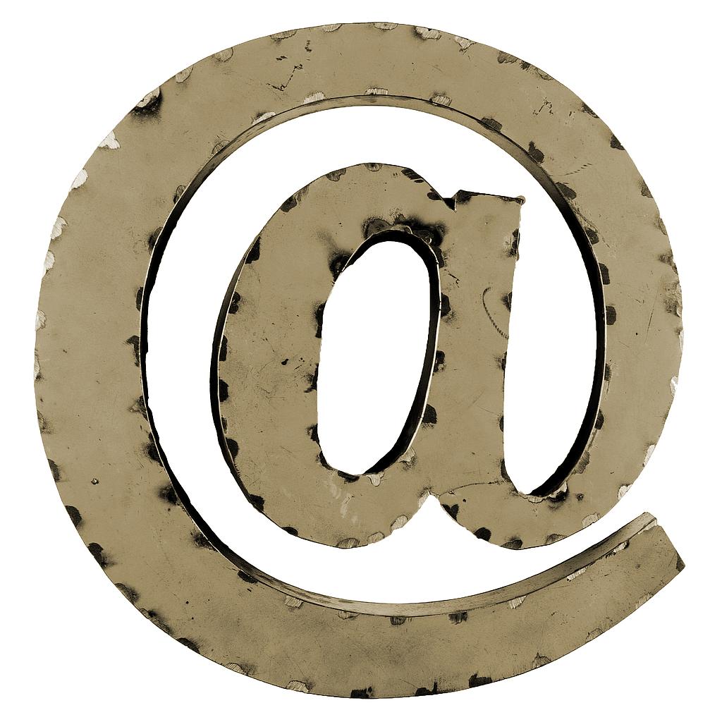 Lettre (30) - @ - Mix Couleur