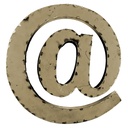 Lettre (30) - @ - Mix Couleur