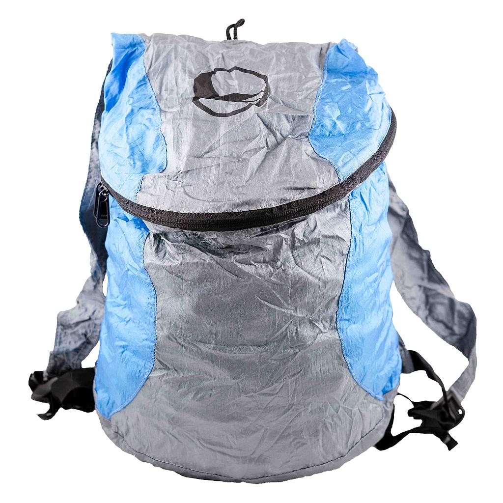 Mini Backpack - Grey / Light Blue