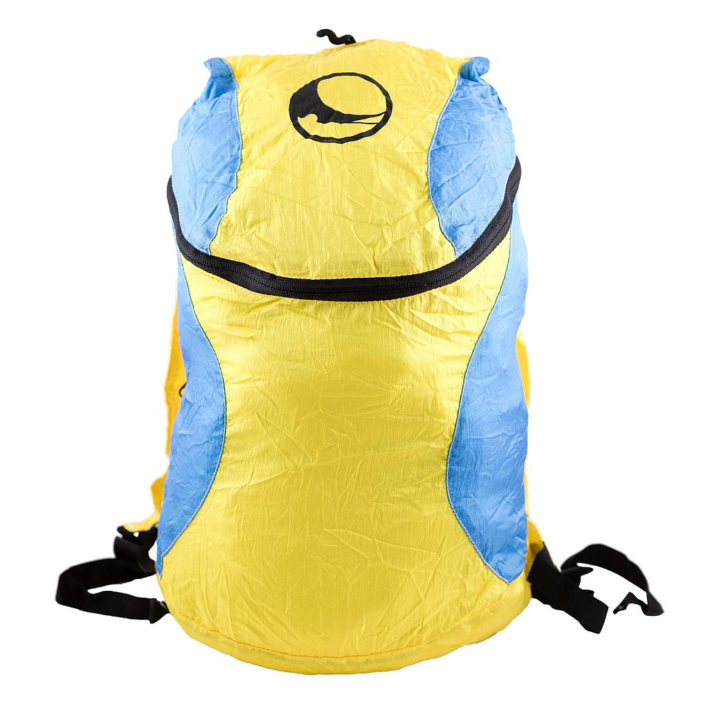 Mini Backpack - Yellow / Light Blue