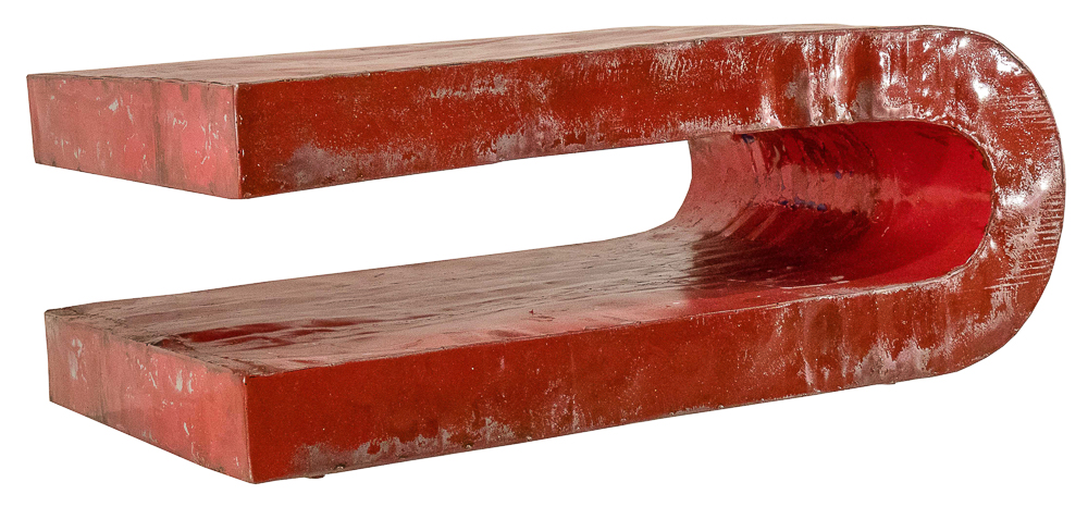 Table Basse en U Up (80) - Rouge