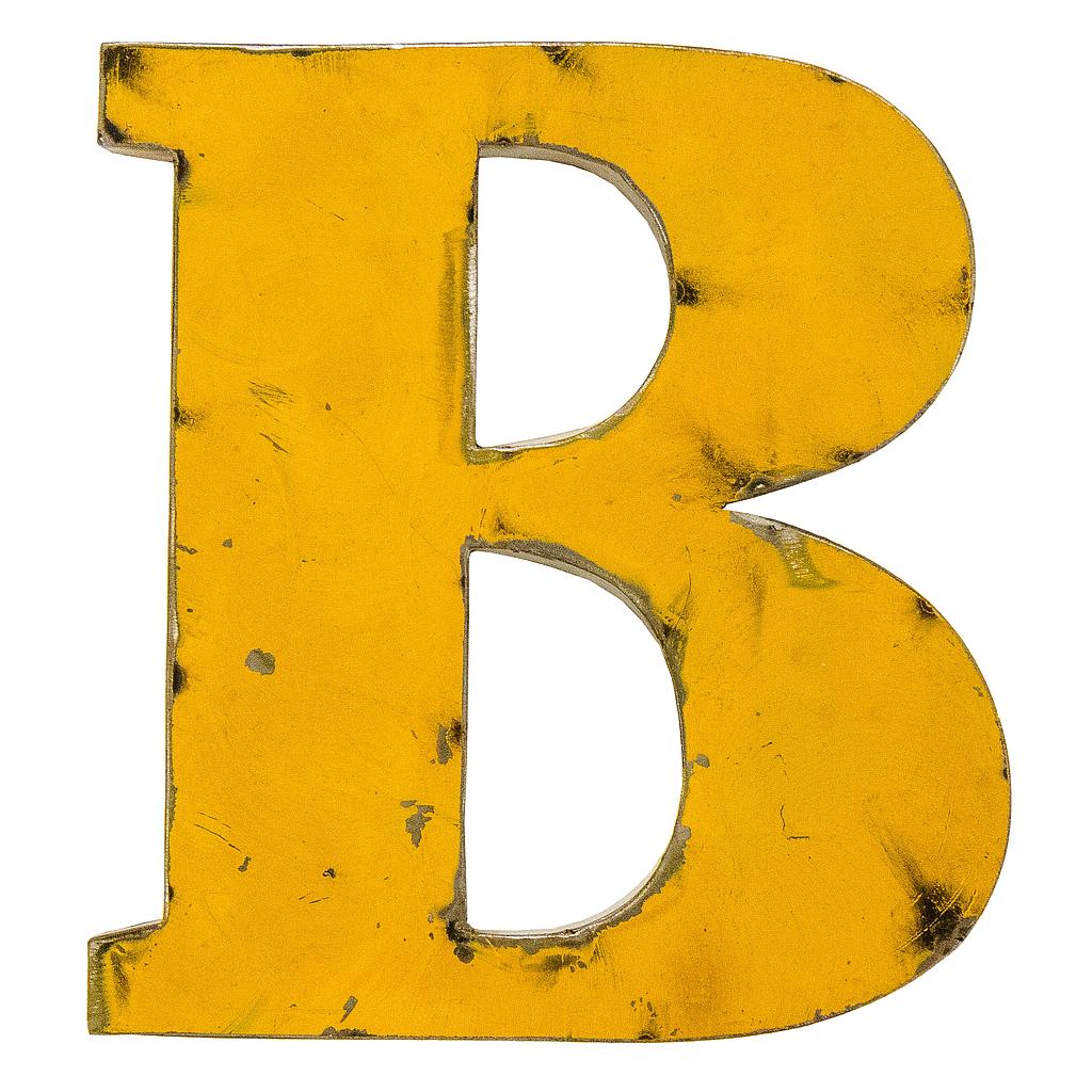 Lettre (30) - B - Mix Couleur