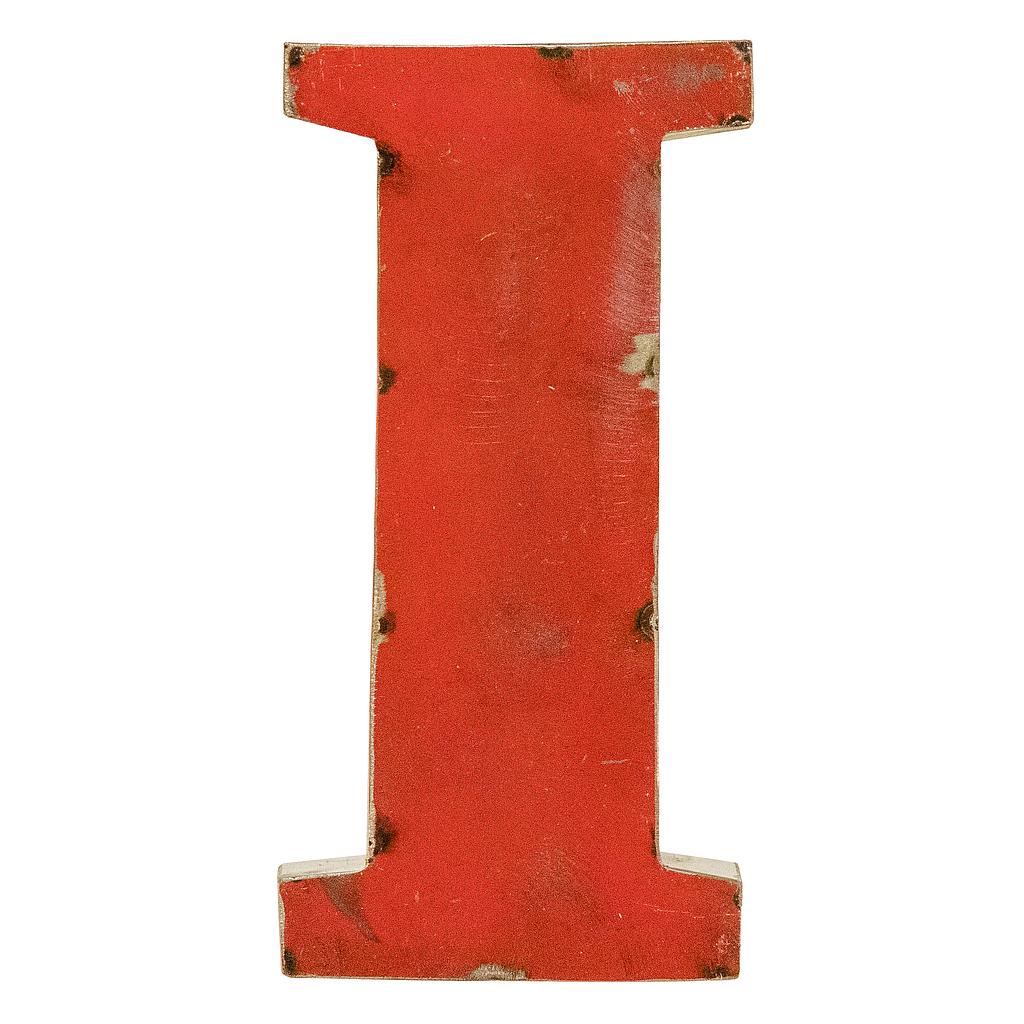 Lettre (30) - I - Mix Couleur
