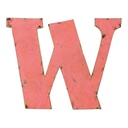 Letter (30) - W - Mix Colour