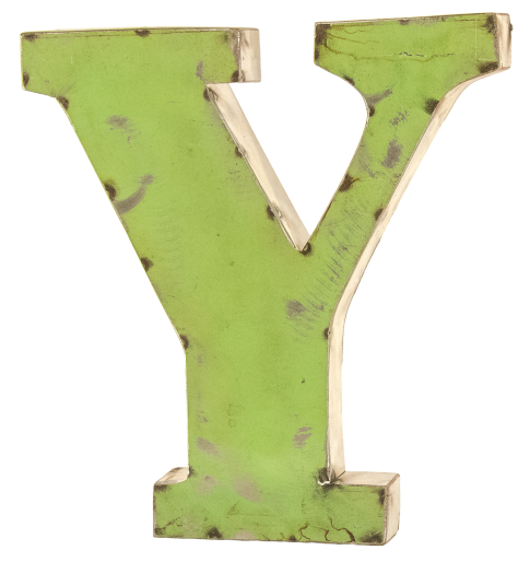 Letter (30) - Y - Mix Colour