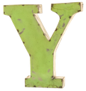 Letter (30) - Y - Mix Colour
