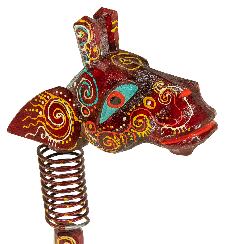 Giraffe Dali (150) - Burgundy