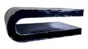 Table Basse en U (80) - Noir