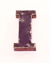 Lettre (15) - I - Mix Couleur