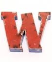Lettre (15) - W - Mix Couleur