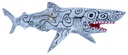 Requin Dali (100) - Gris Clair + Blanc + Noir