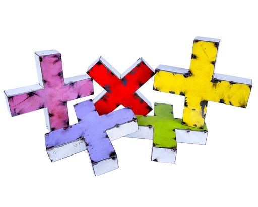 Lettre (30) - + - Mix Couleur