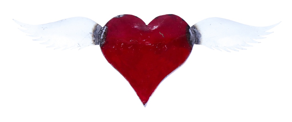 Pimp Heart Wings Up (90) - Red + White