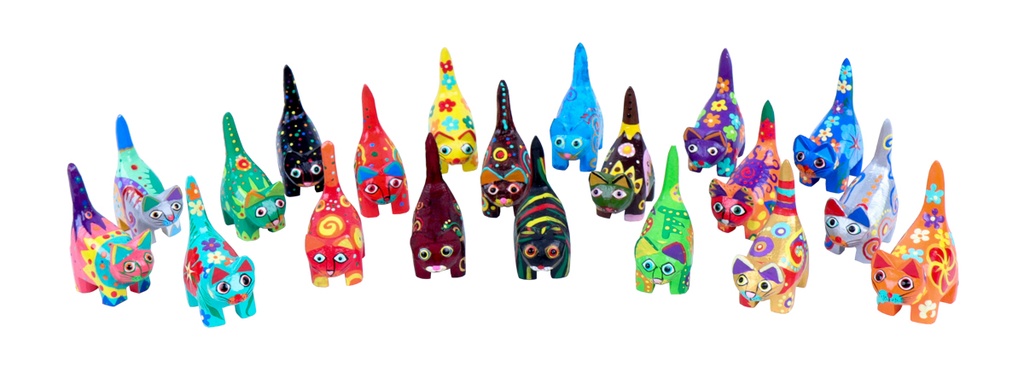 Chat Dali (8) - Mix Couleur (Set de 20 pcs)