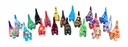 Cat Dali (8) - Mix Colour (Set de 20 pcs)