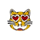 Emoji (15) - 😻 - Chat souriant aux yeux en cœurs