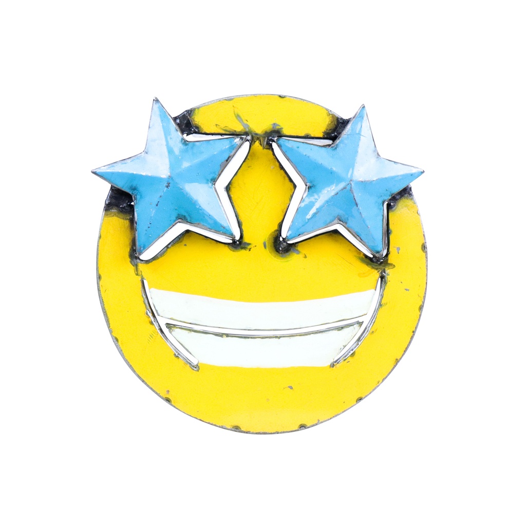 Emoji Up (30) - 🤩 - Visage avec des étoiles à la place des yeux