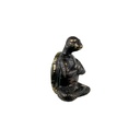 Tortue Yoga Bronze (10) - Noir + Or