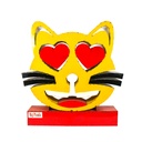 Emoji - 😻 - Chat souriant aux yeux en cœurs (140)