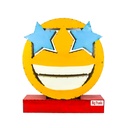 Emoji - 🤩 - Visage avec des étoiles à la place des yeux (140)