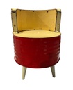 Armchair Up - Red + Cream (75)