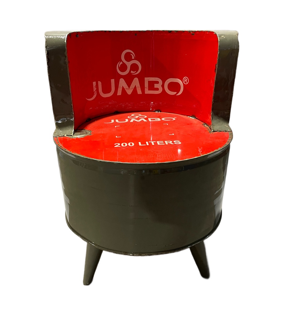 Fauteuil Up - Rouge + Gris (75)