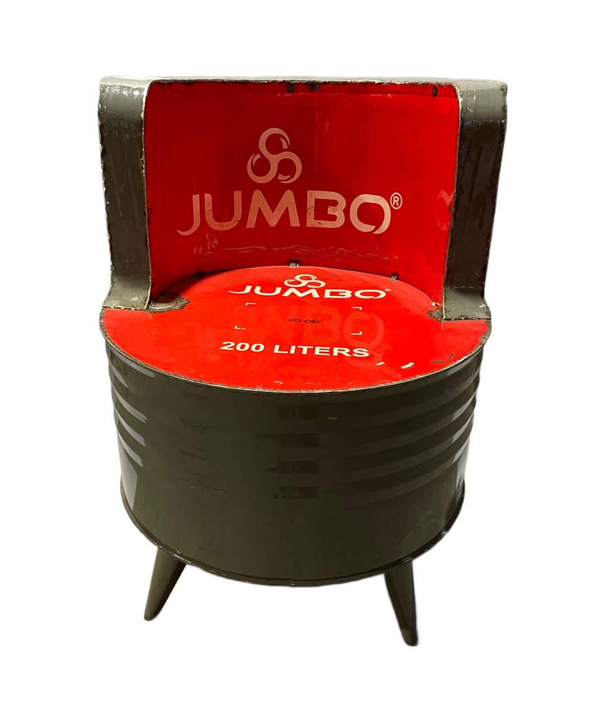 Fauteuil Up - Rouge + Gris (75)