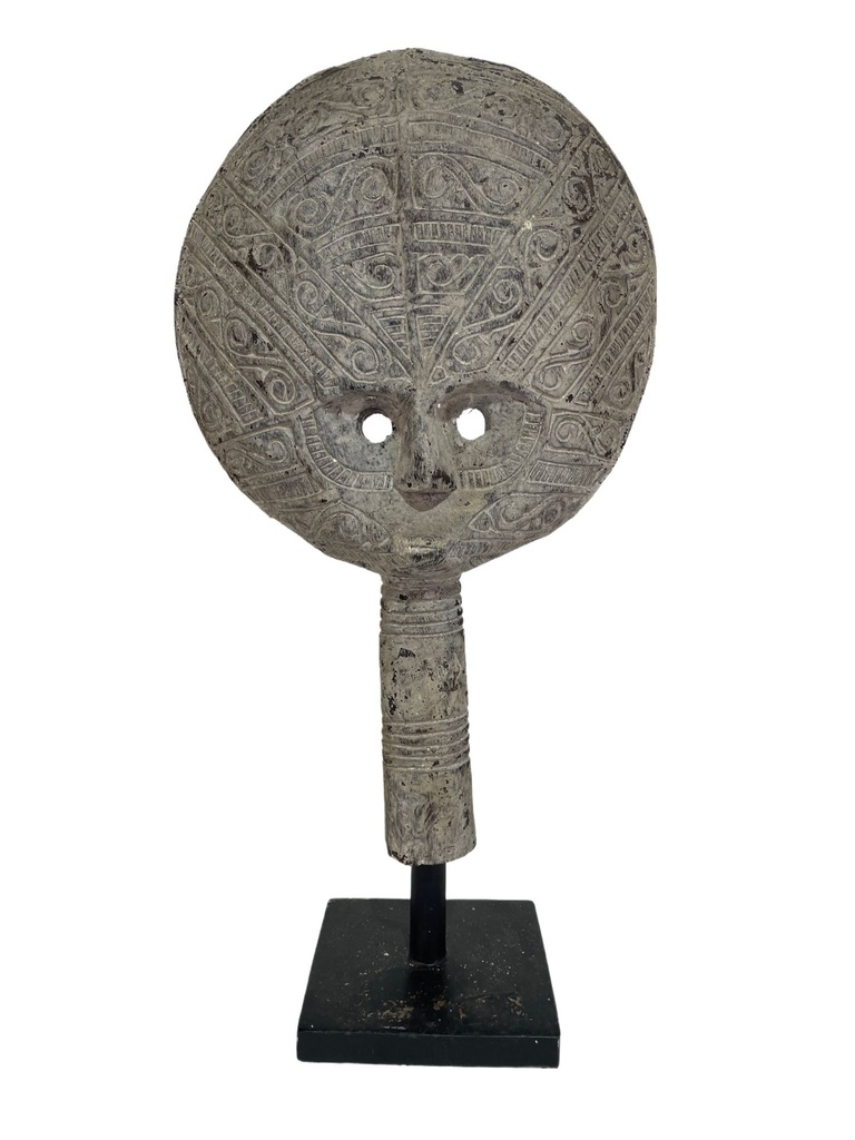 Mask Carved on Stand (60)