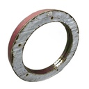 Miroir Rond Up - Blanc + Bordeaux (80)