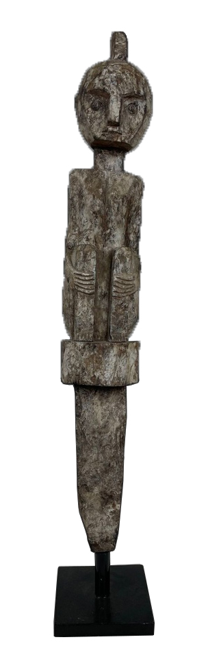 Statue Timor - Homme Assis (90)