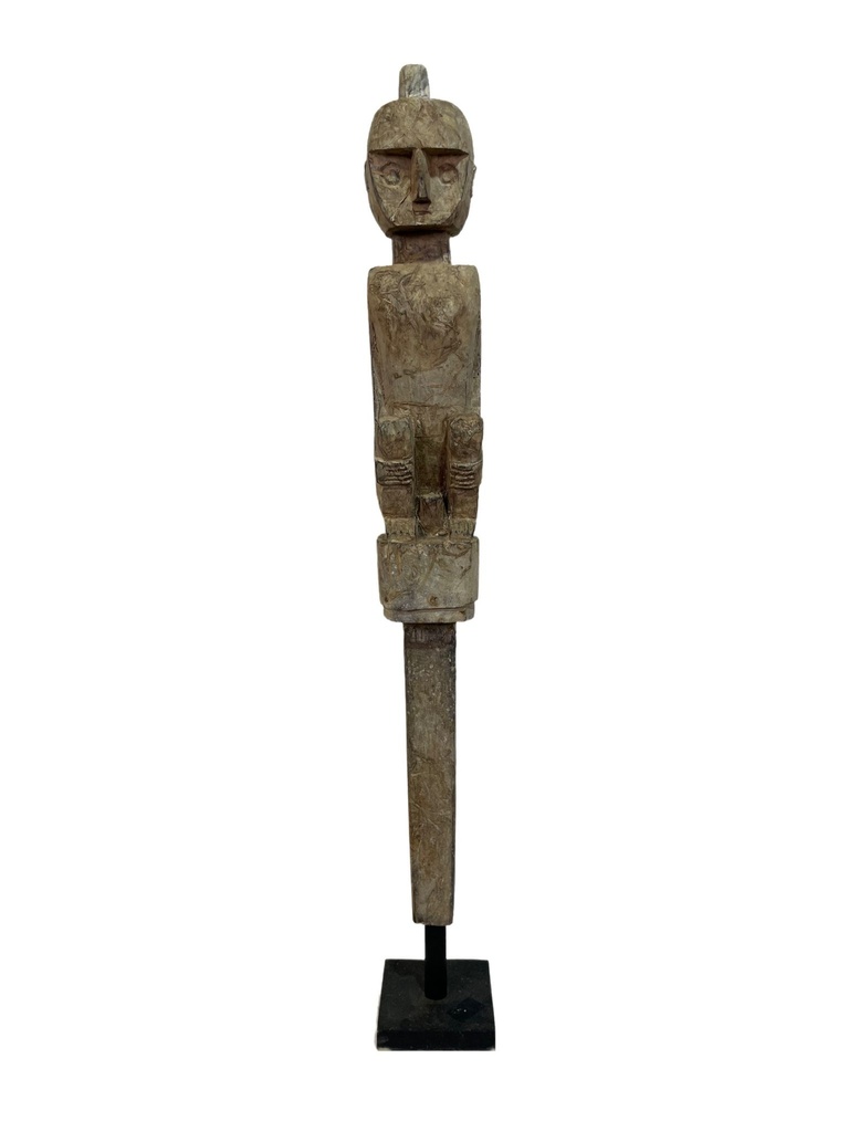 Statue Timor - Homme Assis (96)
