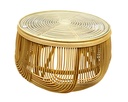 Rattan Coffee Table - Glass Table Top (44)