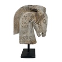 Horse Head Carved on Stand (43)