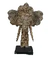 Tête d'Éléphant sur Socle (32)