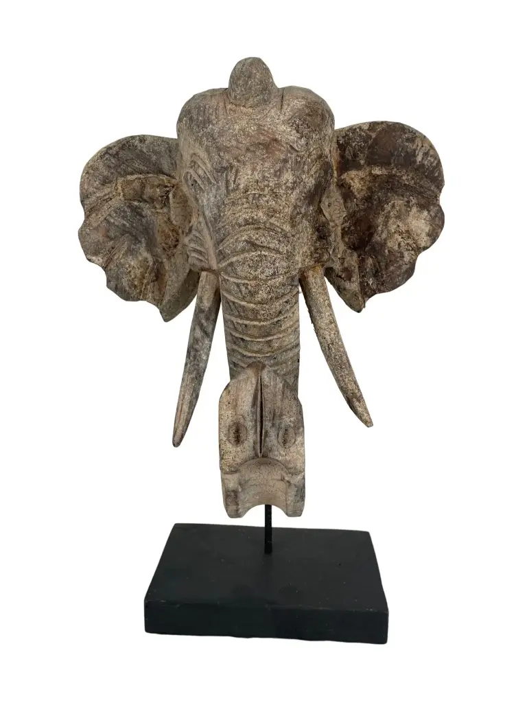 Elephant Head on Stand (34)