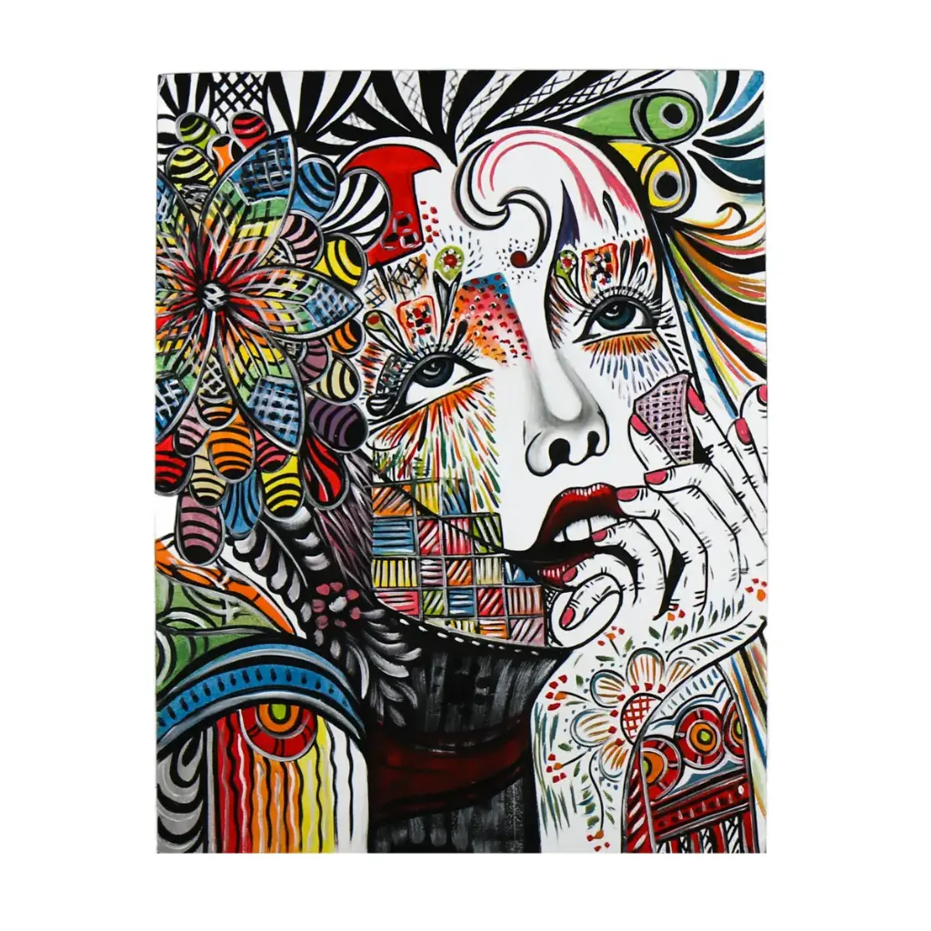 Peinture "Visage" (90)