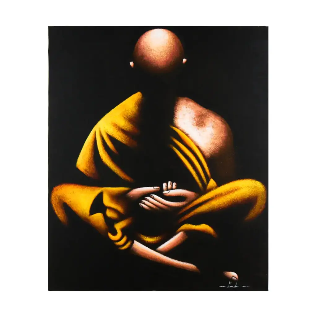 Painting "Monk" - Yellow (120)